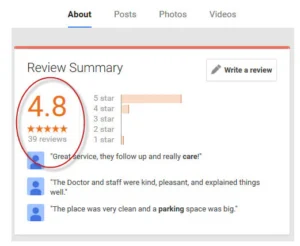 google review examples
